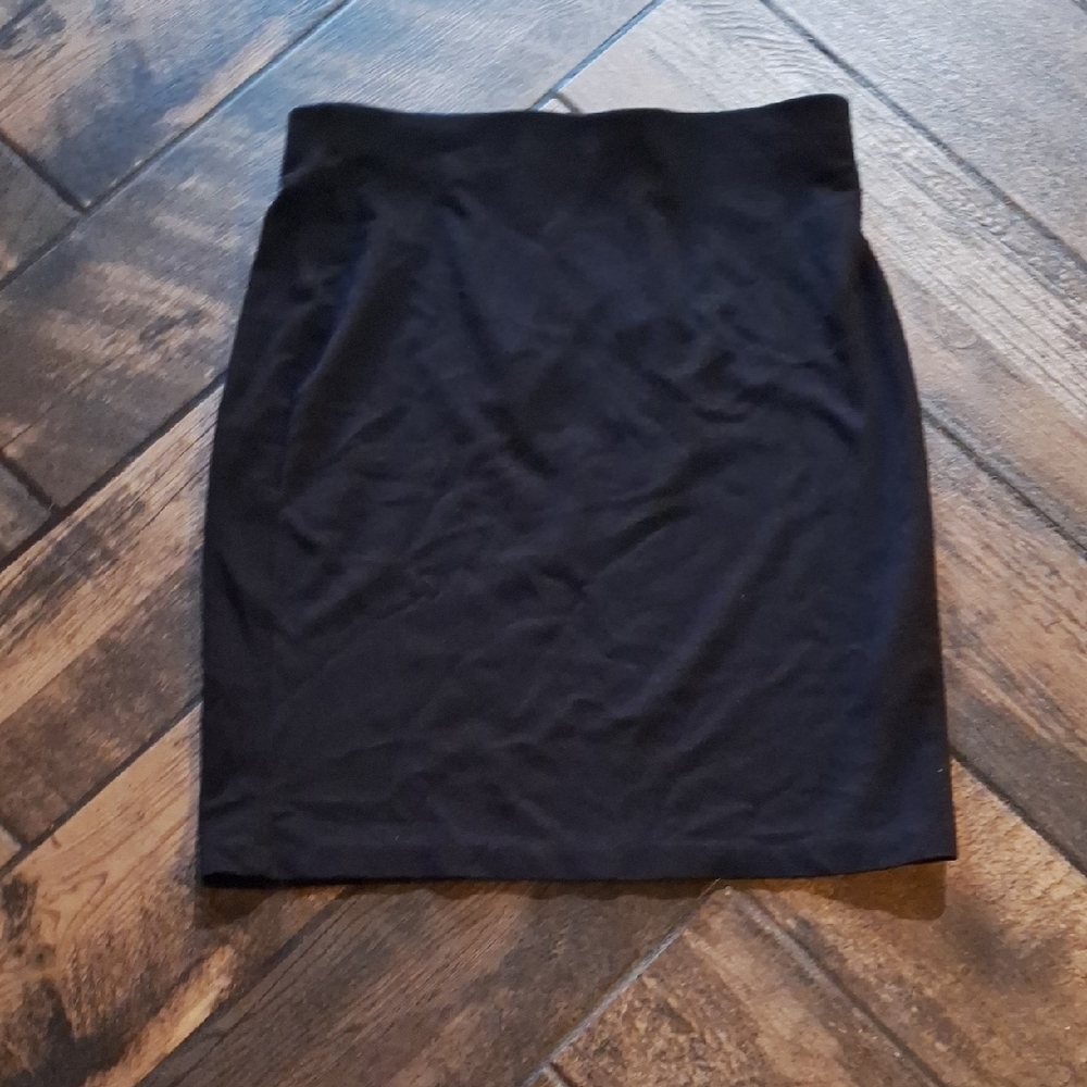 Premise Black Knee-Length Pencil Skirt for Work